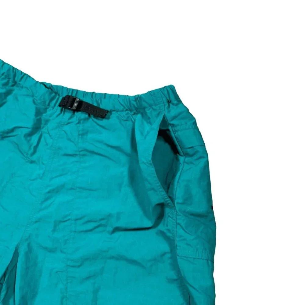 The North Face Lined Shorts‎ Men's XL Teal Hiking Outdoors Stretch - 5'' inseam